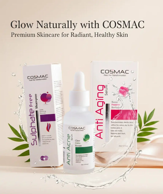 Elevate your skincare routine with essential products designed for clear, smooth, and luminous skin - Cosmac