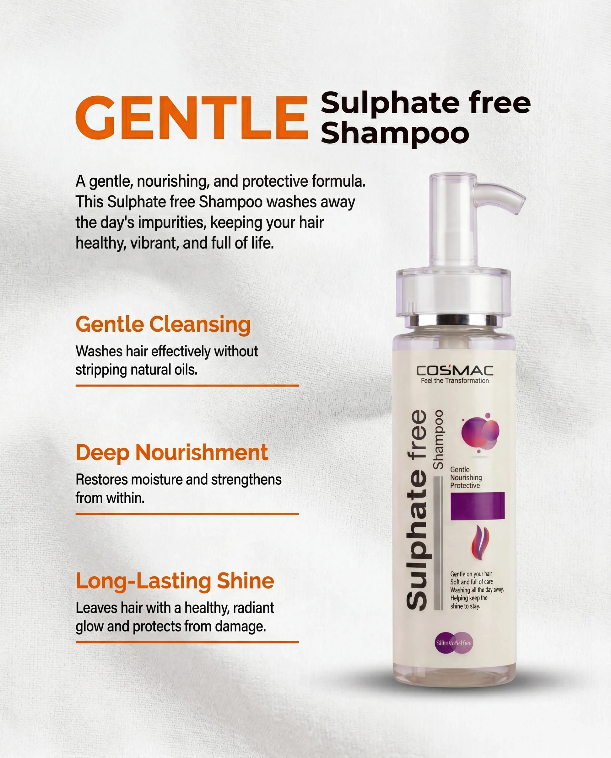 Sulphate Free Shampoo - Cosmac