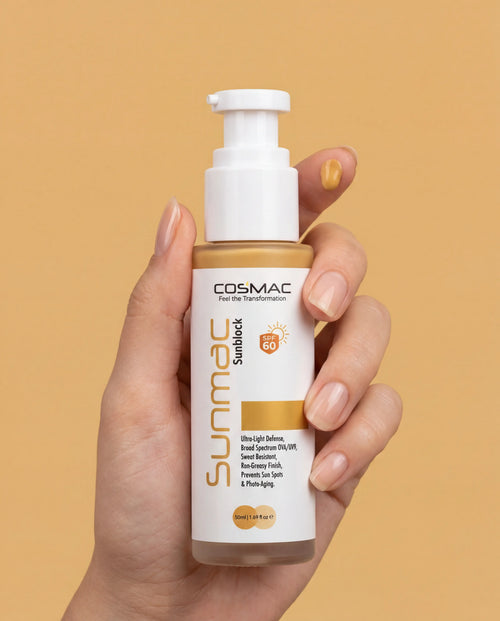 Sunmac Vitamin E Sun Screen SPF 60 - UVA/UVB Protection - Cosmac